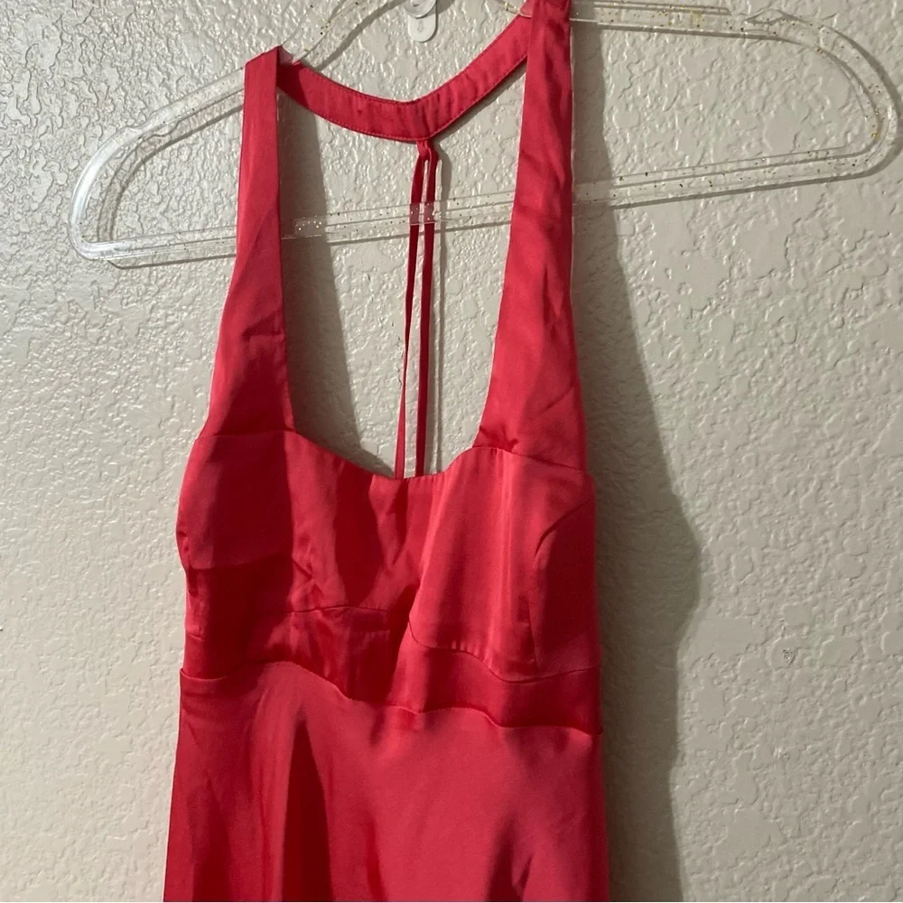 NEW Free People Happy Hour Midi Slip Strawberry Spritz